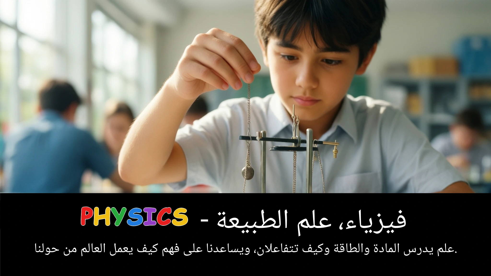 Arabic Illustration for physics